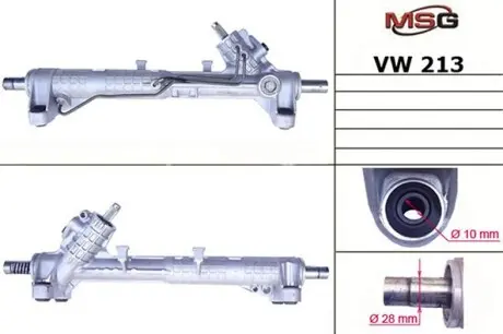 Рульова рейка з ГУР VW Transporter IV 1.8-2.5D 07.90-04.03 MSG VW213