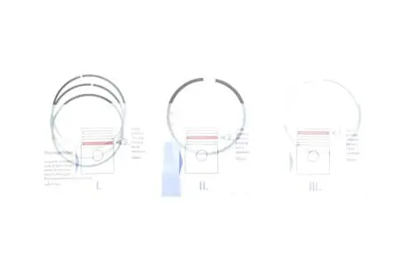 Поршневі кільця 82.7 STD (1.2*1.5*2) NE/NPR 120 038 0053 00