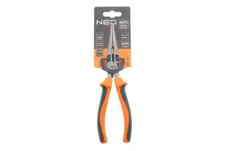 Плоскогубці подовжені прямі, 160 мм NEO TOOLS 01-155