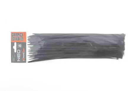 Стяжки кабельні кабельні EXTREME 3,6 × 300 мм, чорні, 100 шт. NEO TOOLS 01-630