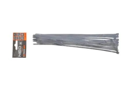 Стяжки кабельні EXTREME 4,8 × 300 мм, чорні, 20 шт. NEO TOOLS 01-634