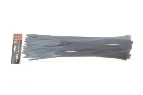 Стяжки кабельные EXTREME 9,0×550 мм, черные, 50 шт. NEO TOOLS 01-643