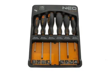 Набір викруток Neo Tools, 6 шт NEO TOOLS 04-213