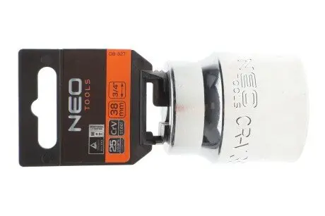 Головка змінна 12-гранна довга 3/4" 38 мм NEO TOOLS 08-327