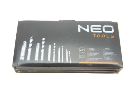 Выкрутители сломанных винтов, Набор 10 шт. NEO TOOLS 09-609