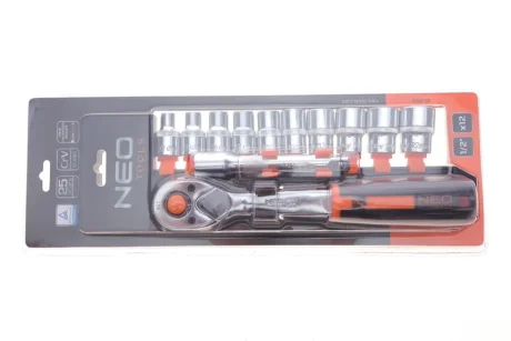 Набір змінних головок 1/2", 12 шт. NEO TOOLS 10-030