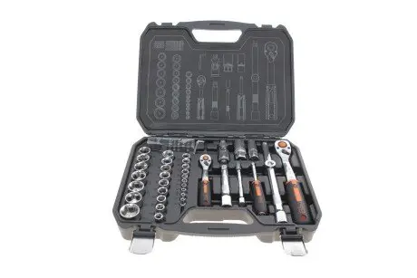 Головки сменные 73 шт., 1/2", 1/4", CrV NEO TOOLS 10-054