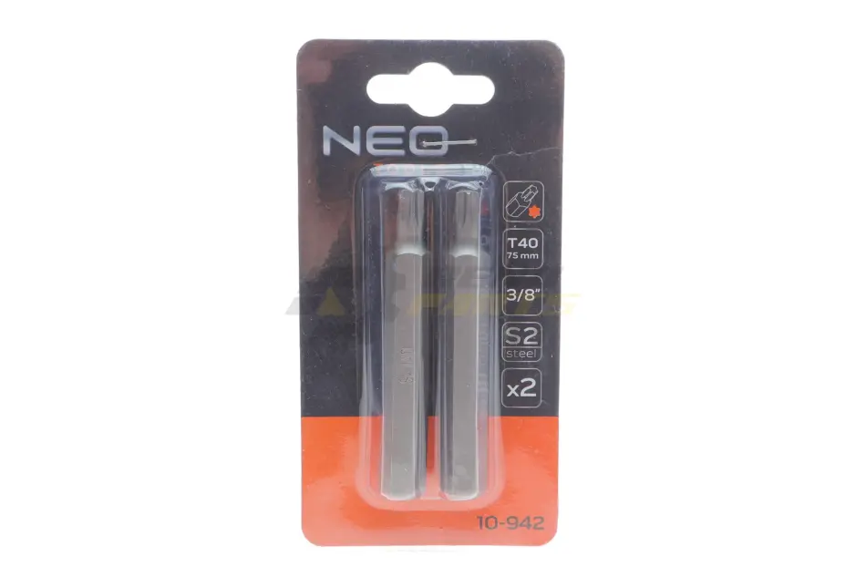 Насадка Torx T40 x 75 мм, S2 x 2 шт. NEO TOOLS 10-942 (фото 1)