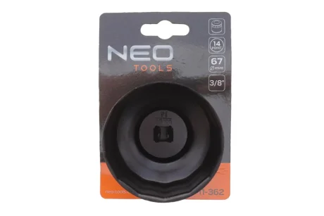 Головка змінна масляного фільтра 67 мм, 14 кут NEO TOOLS 11-362