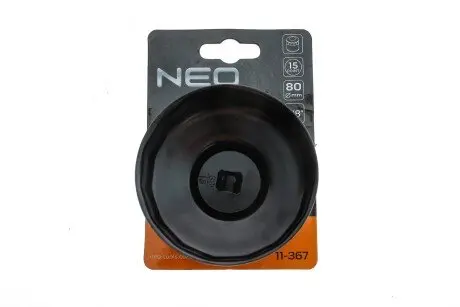 Головка змінна масляного фільтра 80 мм, 15 кут NEO TOOLS 11-367