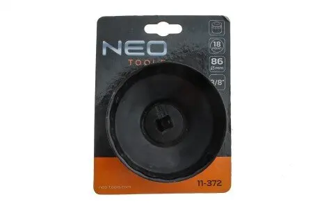 Головка сменная масляного фильтра 86 мм, 18 угол NEO TOOLS 11-372