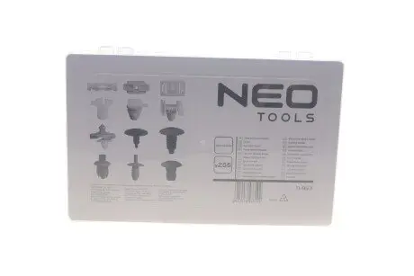 Набір кліпс пластикових Volkswagen (255шт) NEO TOOLS 11-963