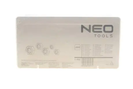Гайки нержавіючі, набір 300 шт. NEO TOOLS 11-982