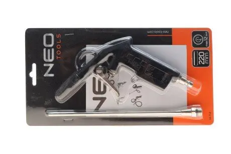 Пістолет продувний, подовжене сопло 300 мм NEO TOOLS 14-712