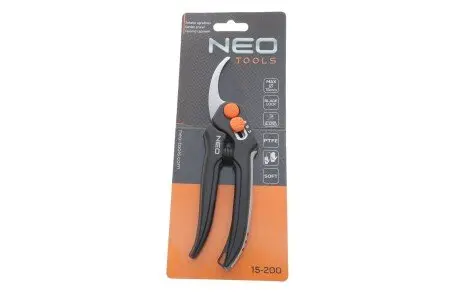 Секатори обхідні 185 мм, діапазон до 15 мм, регульований крок NEO TOOLS 15-200