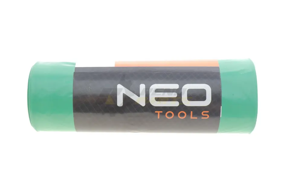 Мішки для сміття 200 л, зелені зі стрічкою, 40 мкм, 10 шт. NEO TOOLS 15-992 (фото 1)