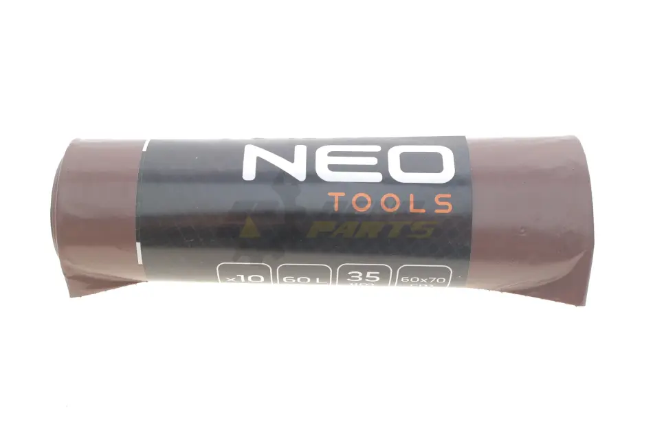 Мішки для сміття 60 л, коричневі, 35 мкм, 10 шт. NEO TOOLS 15-993 (фото 1)