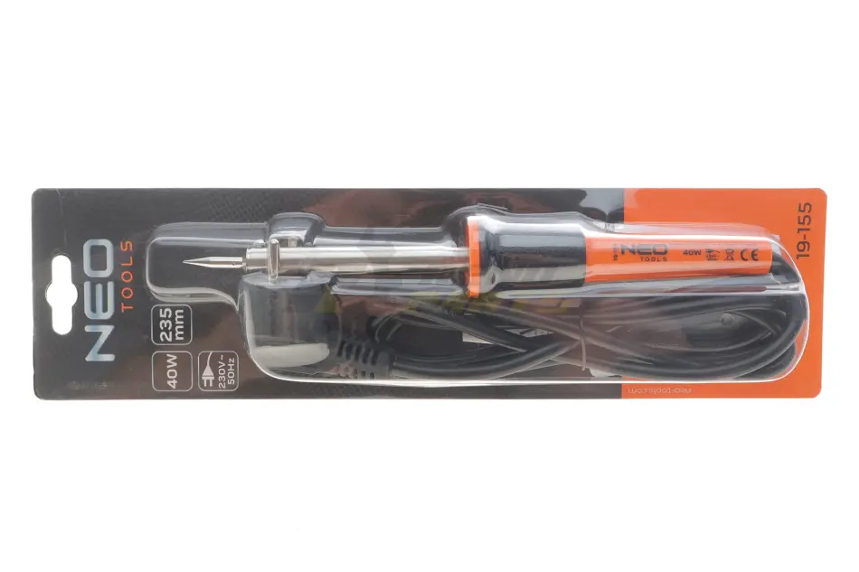 Паяльник электрический 40 Вт. NEO TOOLS 19-155 (фото 1)