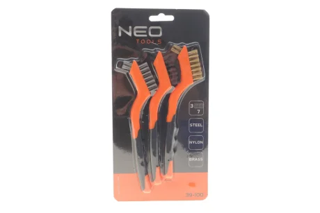 Набір дротяних щіток з 3 шт., 3х7 рядів NEO TOOLS 39-100
