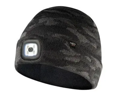 Шапка с фонариком, двухслойная, CAMO URBAN NEO TOOLS 81-632