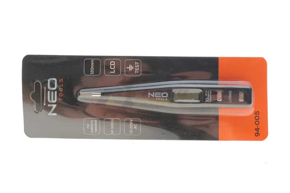 Тестер напруги цифровий 12-250 В NEO TOOLS 94-005 (фото 1)