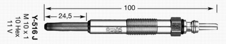 Свiчка накалювання NGK 6416