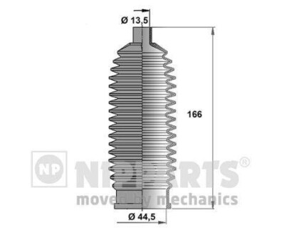 Пильник рульового керування NIPPARTS J2841014