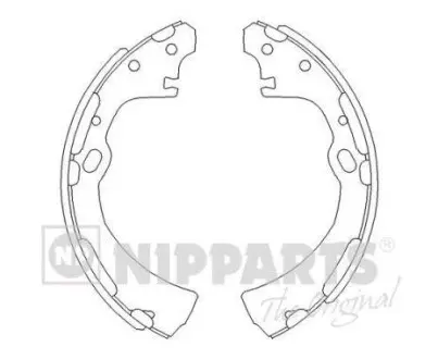 Гальмiвнi колодки барабаннi NIPPARTS J3501038