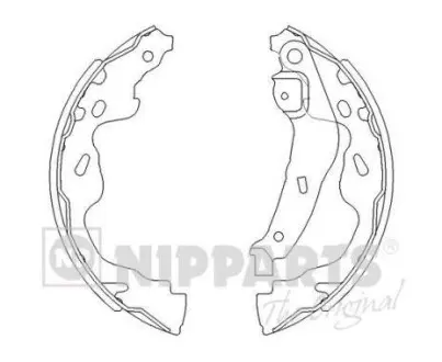 Гальмiвнi колодки барабаннi NIPPARTS J3502082