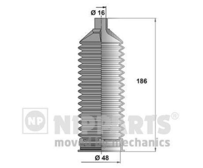 Пыльник рулевой тяги Hyunday Sonata YF 10- NIPPARTS N2840510