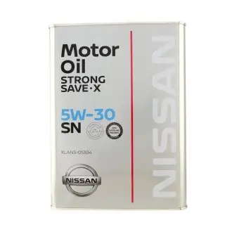 Олива моторна Nissan Strongve X 5W-30, 4л. NISSAN KLAN505304