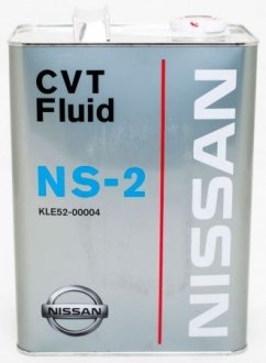 Масло трансмиссионное CVT Fluid NS-2, 4л. NISSAN KLE5200004