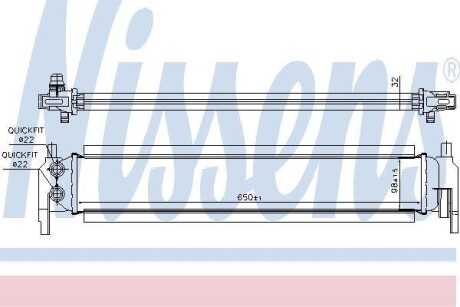 Радиатор охлаждения NISSENS 65318