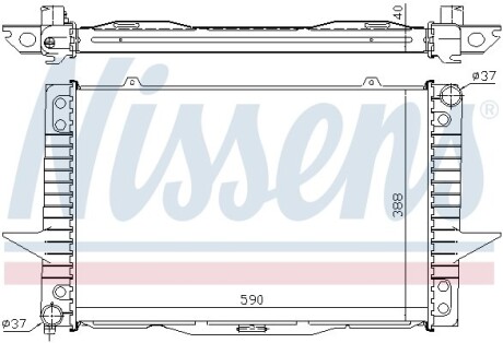 Радиатор охлаждения NISSENS 65536A