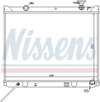 Радіатор KIA SORENTO(06-)2.5 CRDi[OE 25310-3E710] NISSENS 66766