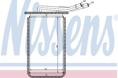 Радиатор печки NISSENS 71769