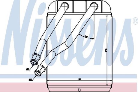 Пічка AI Q7(06-)3.0 TDi(+)[OE 7L0.819.031] NISSENS 73975