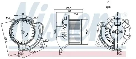 Аксессуар truck NISSENS 87243