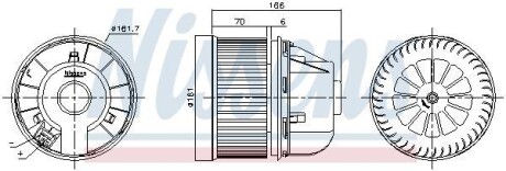 Вентилятор салона NISSENS 87490