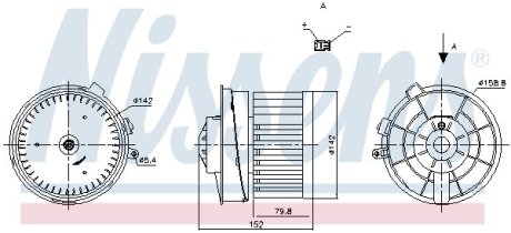 Вентилятор салона NISSENS 87721