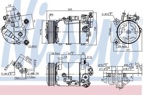 Компресор кондиціонера First Fit NISSENS 890099