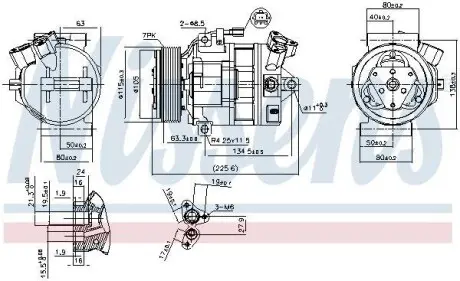 Компресор кондиціонера First Fit NISSENS 890138