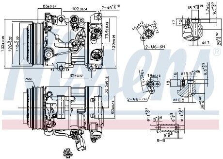 Компресор кондиціонера First Fit NISSENS 890156