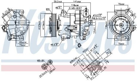 Компрессор кондиционера NISSENS 890264