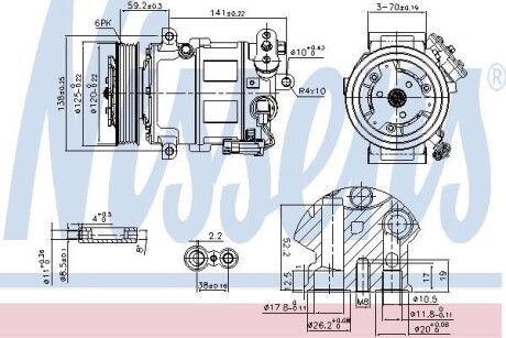 Компресор кондиціонера First Fit NISSENS 89497