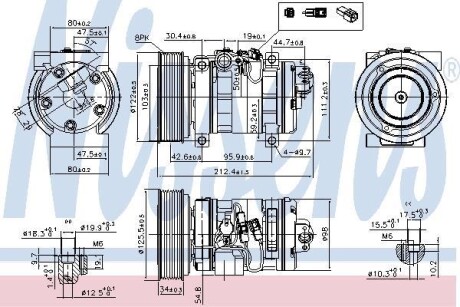 Компресор кондиціонера NISSENS 89609