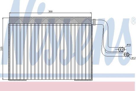 Випарник кондиціонера NISSENS 92268