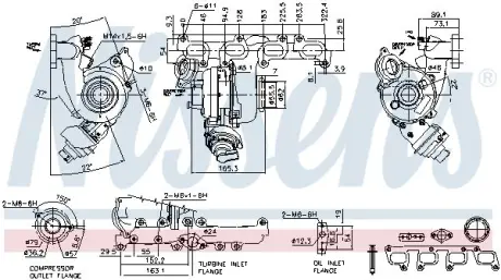 Турбокомпресор First Fit NISSENS 93076