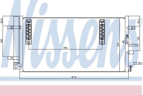 Радиатор кондиционера NISSENS 940042