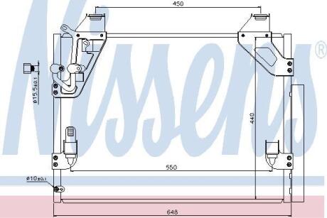 Радіатор кондиціонера First Fit NISSENS 940082